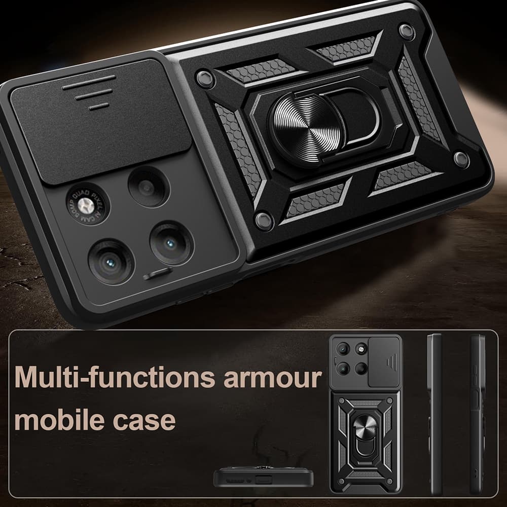 Techsuit CamShield Series - θήκη για Motorola Moto G77 / G67 - Μπλε 6