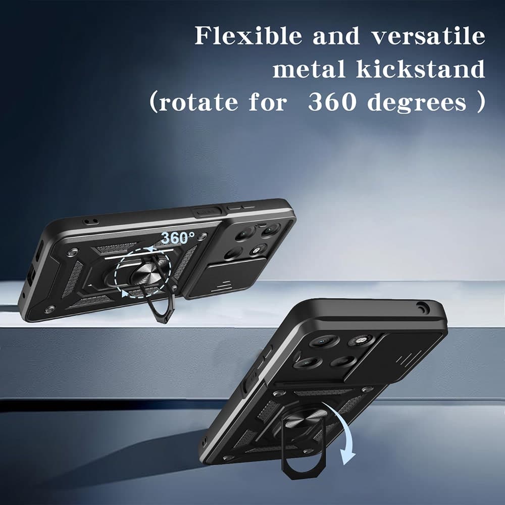 Techsuit CamShield Series - θήκη για Motorola Moto G77 / G67 - Μπλε 4