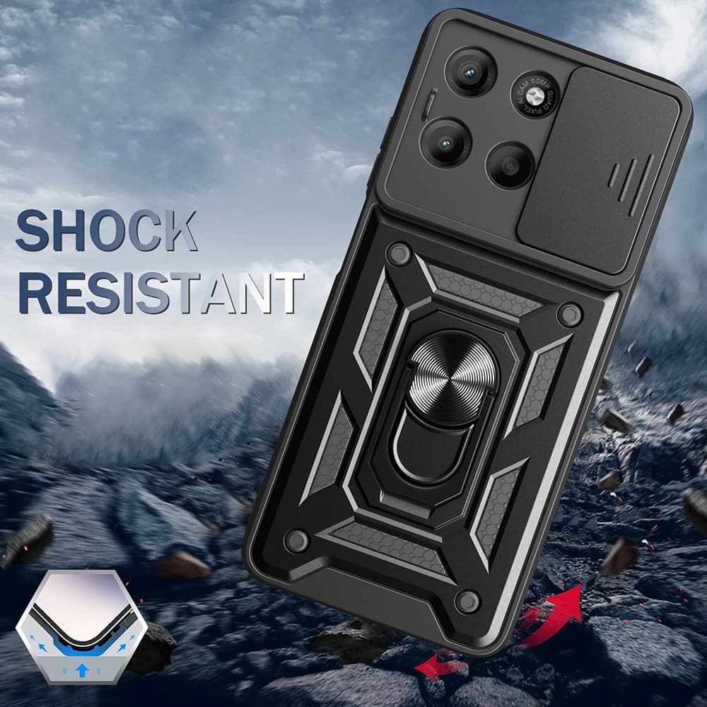 Techsuit CamShield Series - θήκη για Motorola Moto G77 / G67 - Μπλε 2