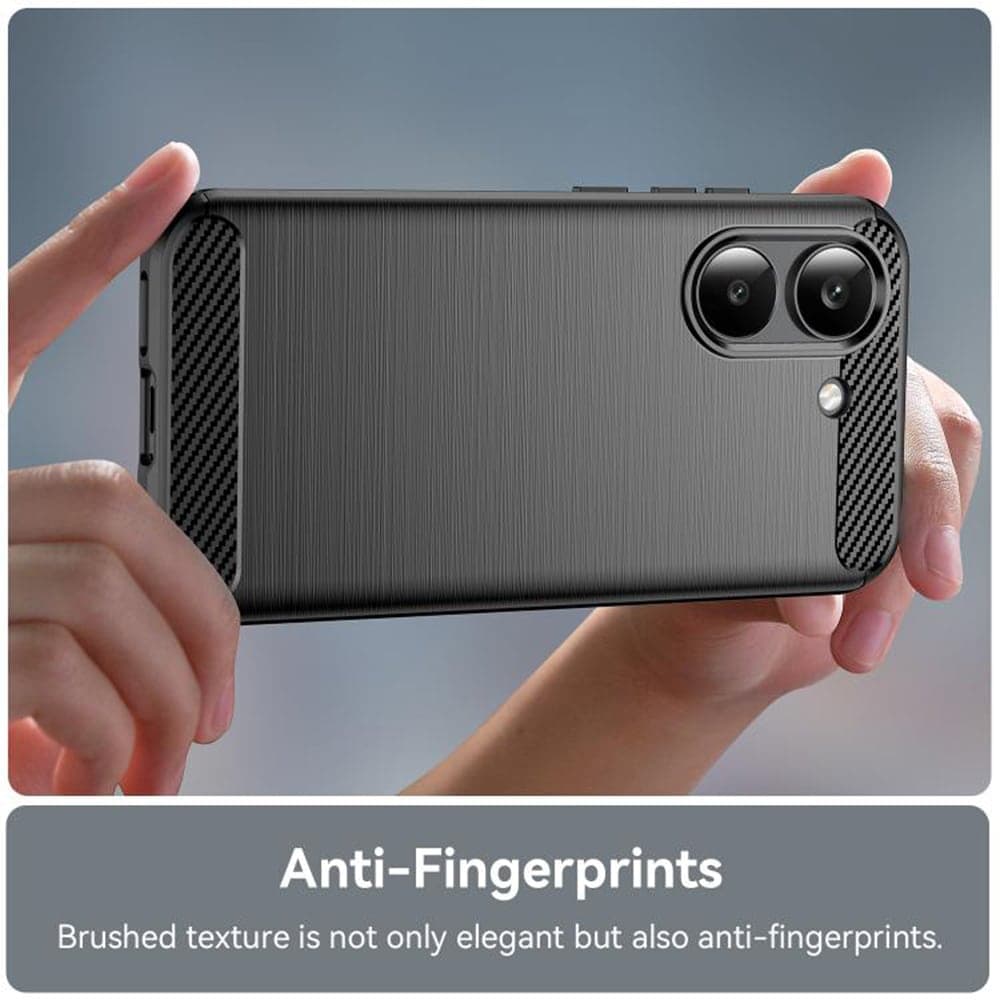 Techsuit Carbon Silicone - θήκη για Xiaomi Poco X8 Pro - Μαύρο 3