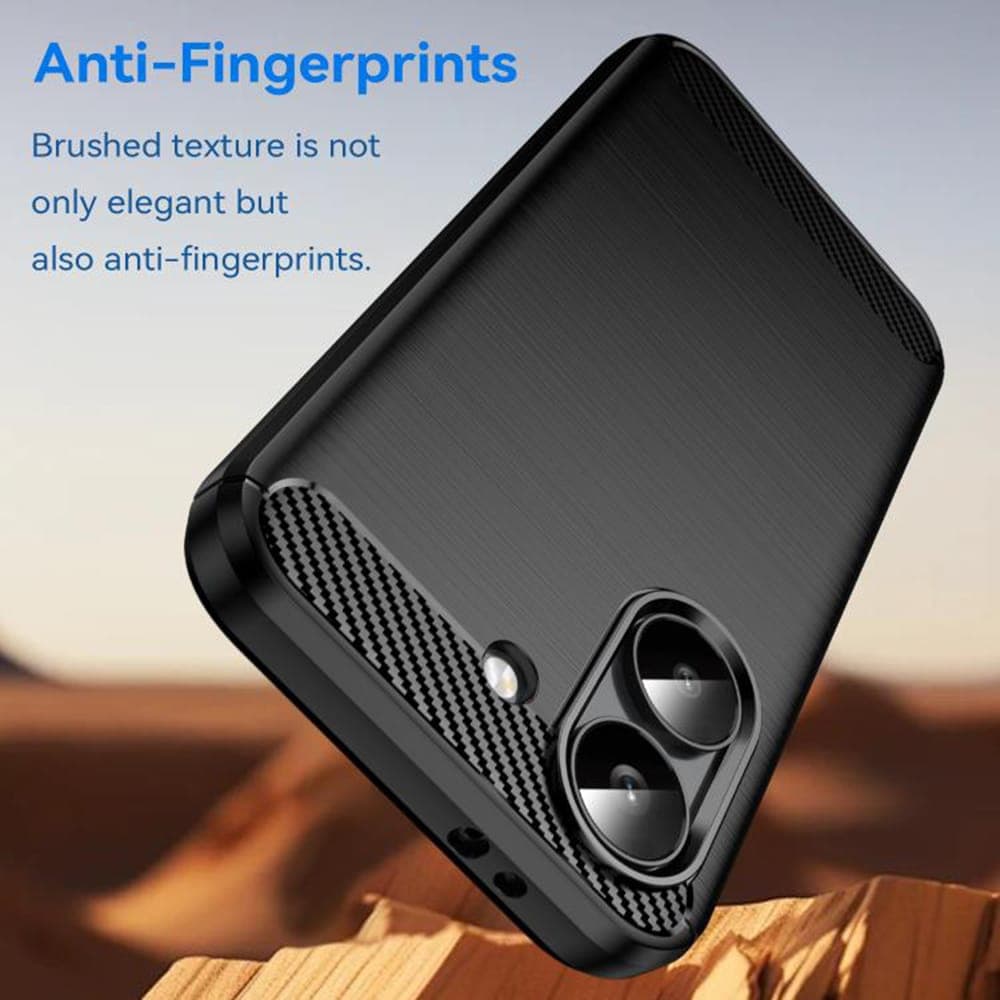 Techsuit Carbon Silicone - θήκη για Xiaomi Poco X8 Pro - Μαύρο 5