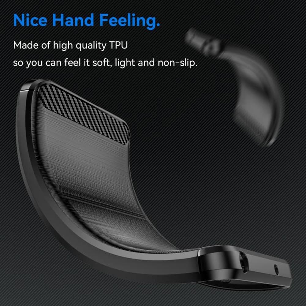 Techsuit Carbon Silicone - θήκη για Honor 600 Lite - Μαύρο 3