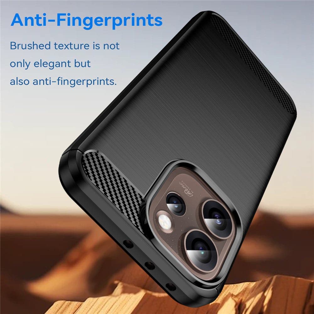 Techsuit Carbon Silicone - θήκη για Oppo Reno15 Pro Max - Μαύρο 5