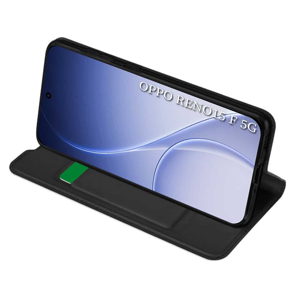 Techsuit Magskin Book - θήκη για Oppo Reno15 F / FS 5G - Μαύρο 2