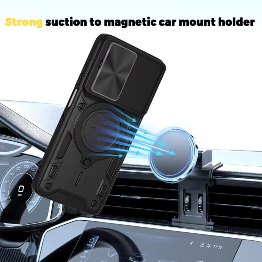 Techsuit CamGuard Pro - θήκη για Motorola Moto G77 / G67 - Μαύρο 6