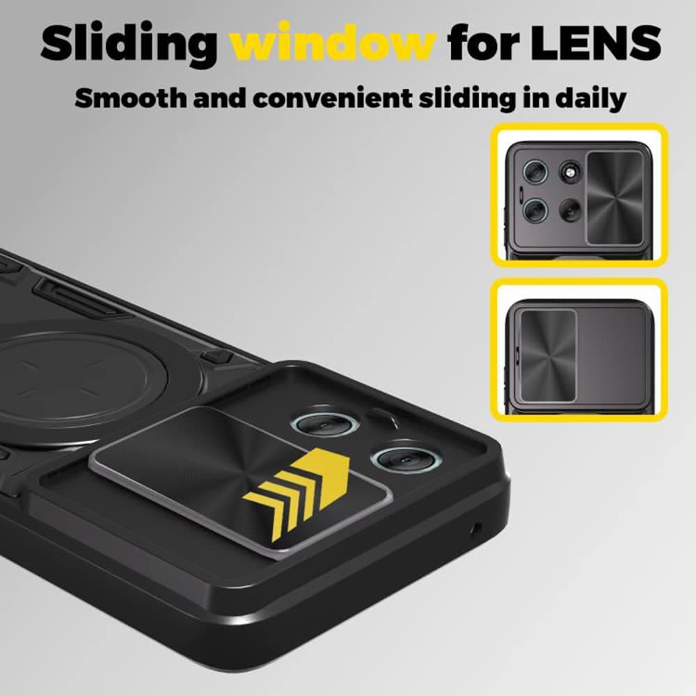 Techsuit CamGuard Pro - θήκη για Motorola Moto G77 / G67 - Μπλε 6