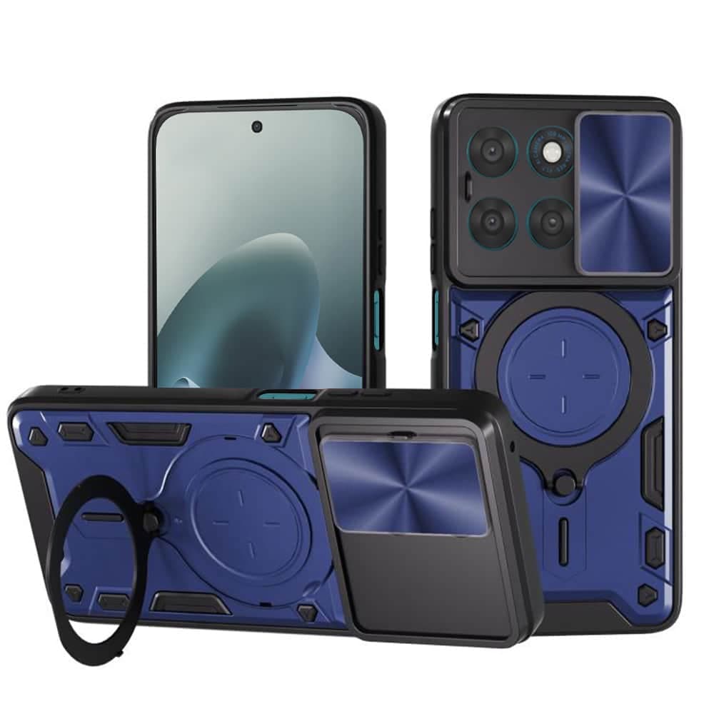 Techsuit CamGuard Pro - θήκη για Motorola Moto G77 / G67 - Μπλε