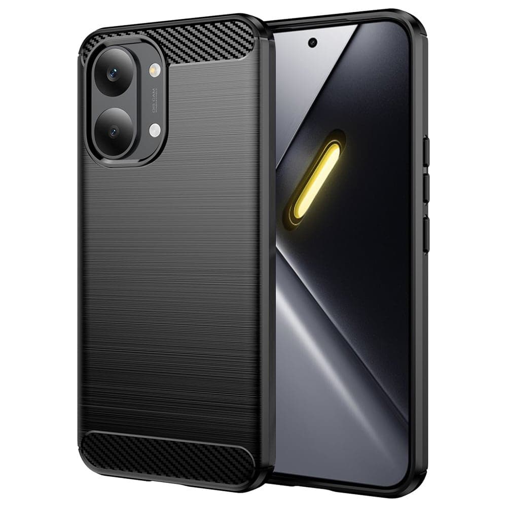 Techsuit Carbon Silicone - θήκη για Xiaomi Poco X8 Pro Max - Μαύρο