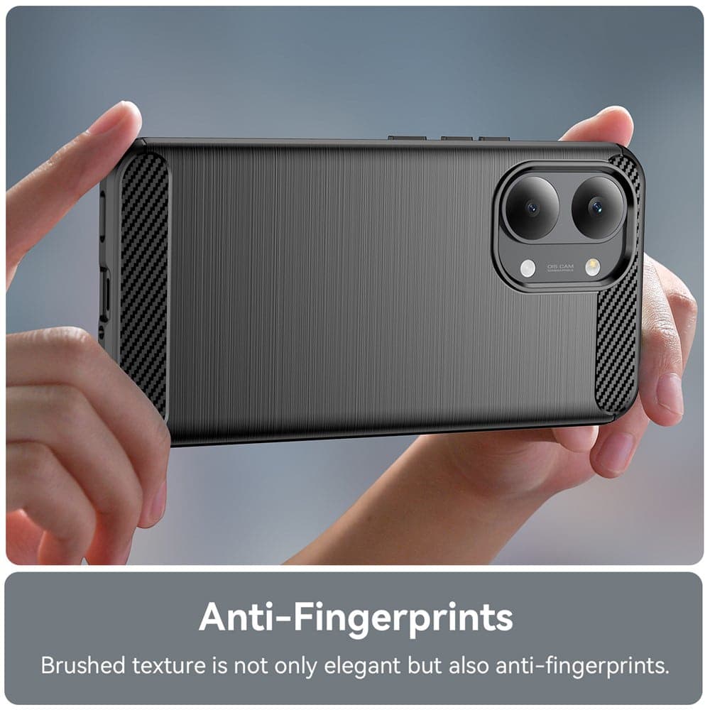 Techsuit Carbon Silicone - θήκη για Xiaomi Poco X8 Pro Max - Μαύρο 4