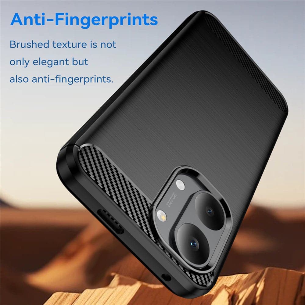 Techsuit Carbon Silicone - θήκη για Xiaomi Poco X8 Pro Max - Μαύρο 6