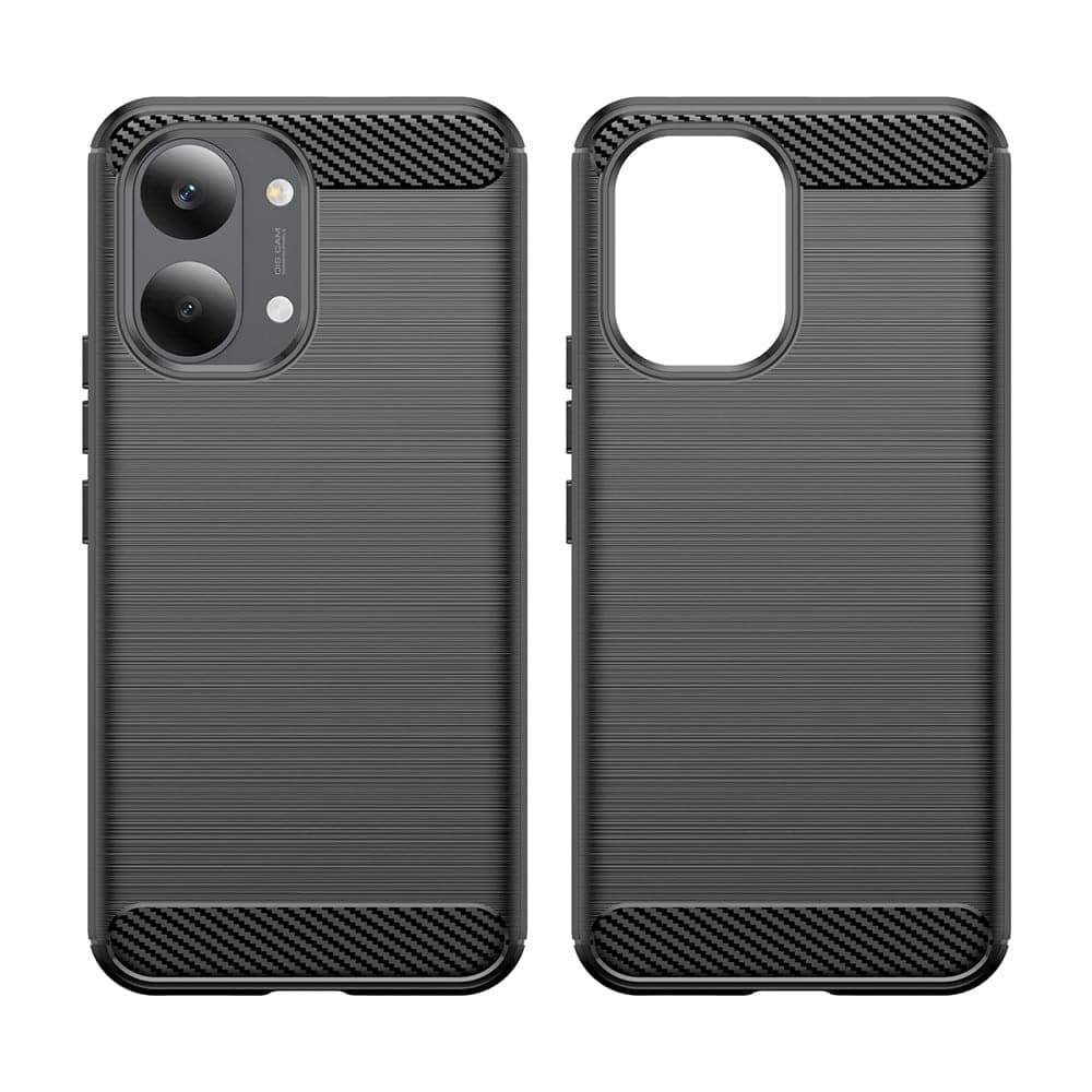 Techsuit Carbon Silicone - θήκη για Xiaomi Poco X8 Pro Max - Μαύρο 2
