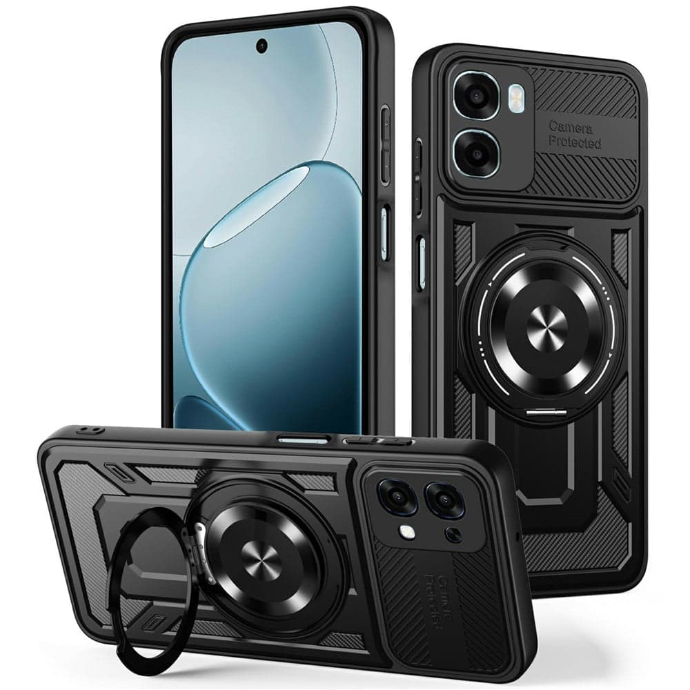 Techsuit RuggedCam - θήκη για Oppo A6x / 4G 5G - Μαύρο