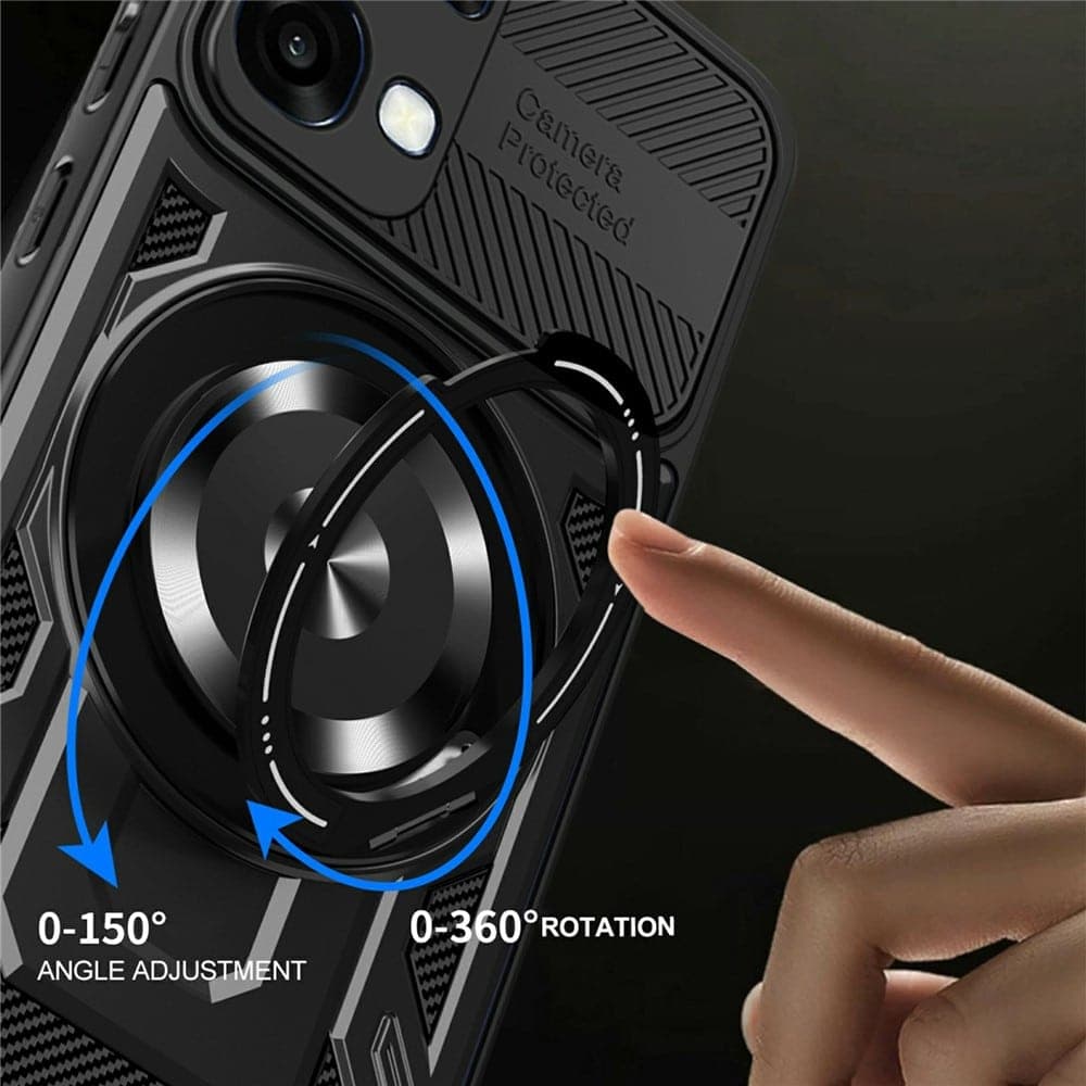 Techsuit RuggedCam - θήκη για Oppo A6x / 4G 5G - Μαύρο 5