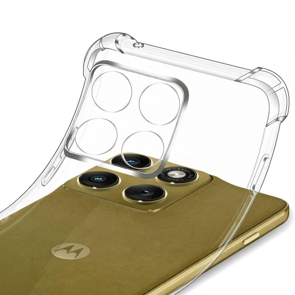 Techsuit Shockproof Clear Silicone - θήκη για Motorola Moto G77 / G67 - Διάφανο 2