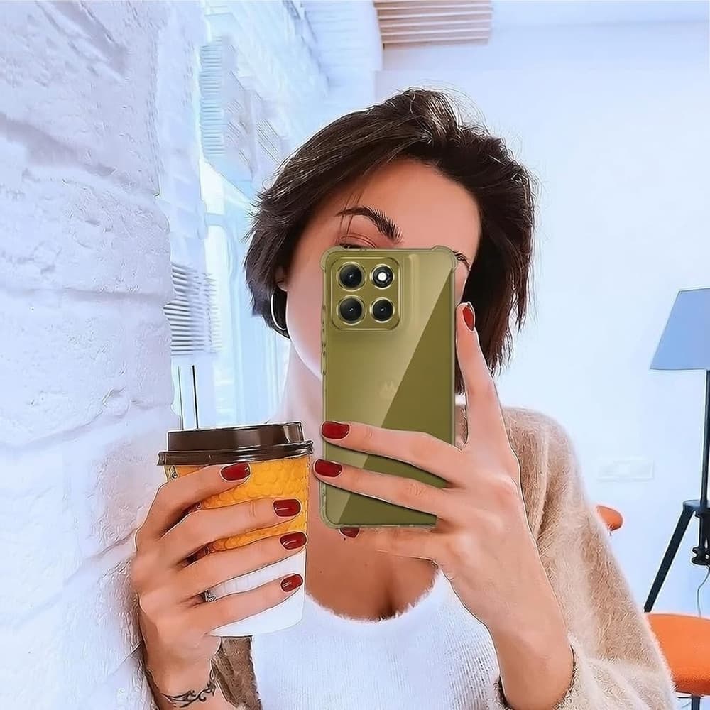 Techsuit Shockproof Clear Silicone - θήκη για Motorola Moto G77 / G67 - Διάφανο 5