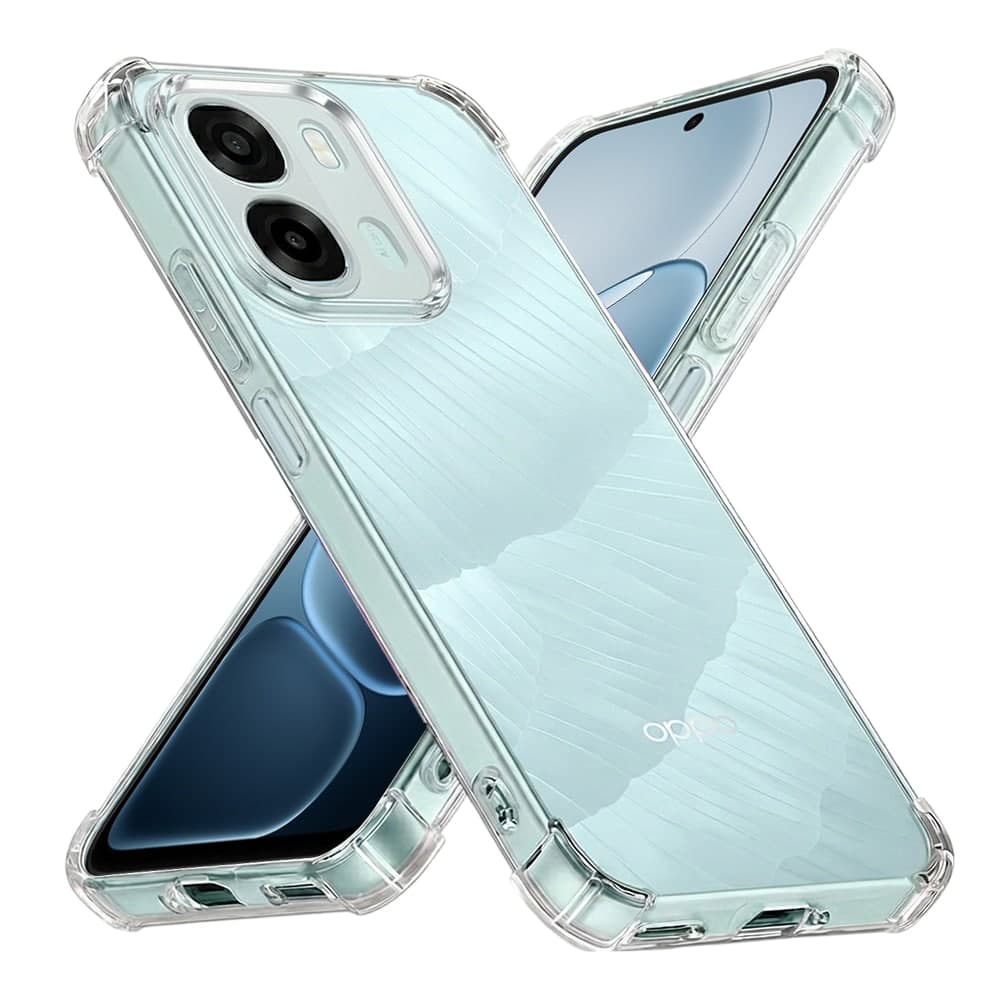 Techsuit Shockproof Clear Silicone - θήκη για Oppo A6x - Διάφανο
