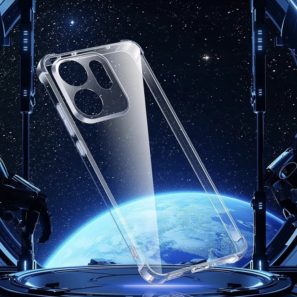 Techsuit Shockproof Clear Silicone - θήκη για Oppo A6x - Διάφανο 4