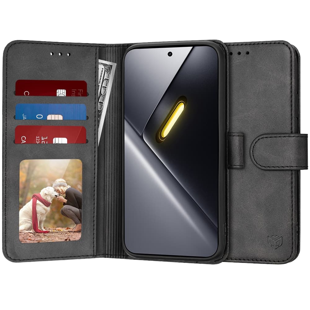 Techsuit Diary Book - θήκη για Xiaomi Poco X8 Pro Max - Μαύρο