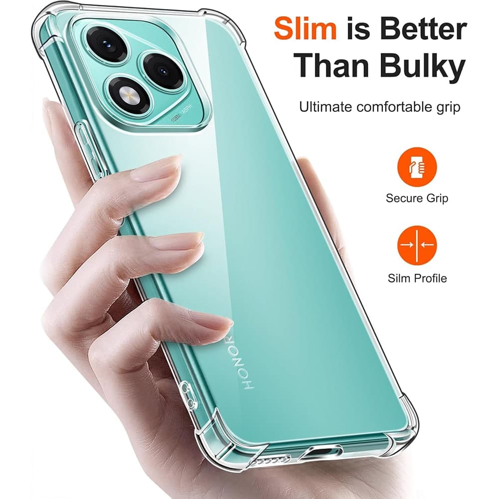 Techsuit Shockproof Clear Silicone - θήκη για Honor 600 Lite - Διάφανο 5