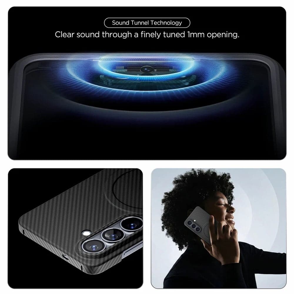 Spigen - Θήκη Air Skin Aramid MagFit (ACS11048) - Samsung Galaxy S26 Plus - Μαύρο 7