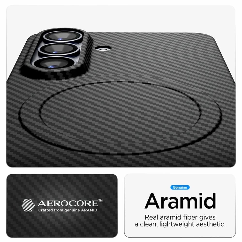 Spigen AirSkin Aramid - θήκη για Samsung Galaxy S26 - Μαύρο 4