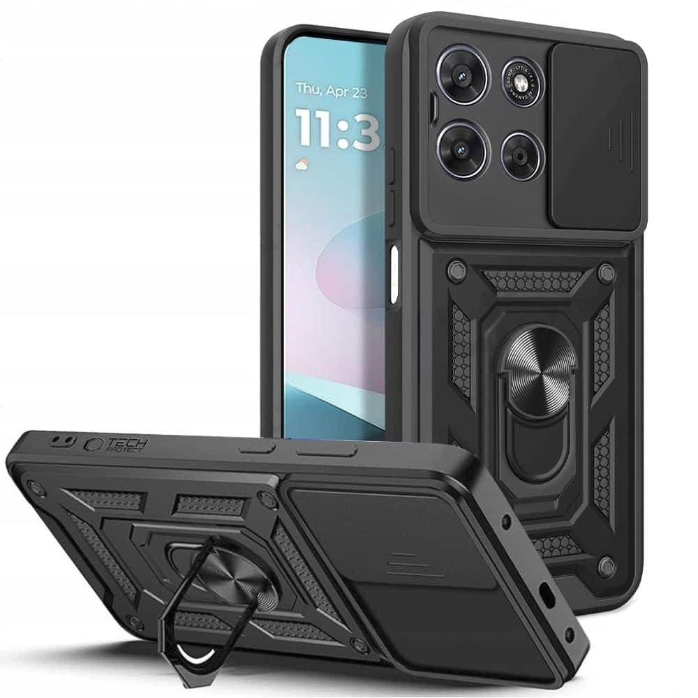 TECH-PROTECT CamShield Pro - θήκη για Motorola Moto G67 / G77 - Μαύρο
