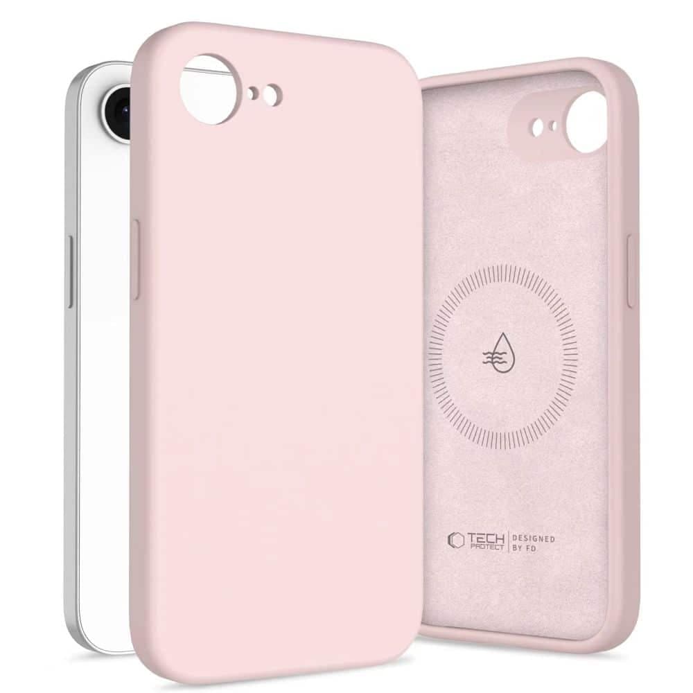 TECH-PROTECT SILICONE MAGSAFE - θήκη για Apple iPhone 16e / 17e - Ροζ 2