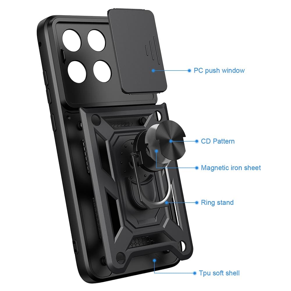 Techsuit CamShield Series - θήκη για Motorola Edge 70 Fusion - Μαύρο 3