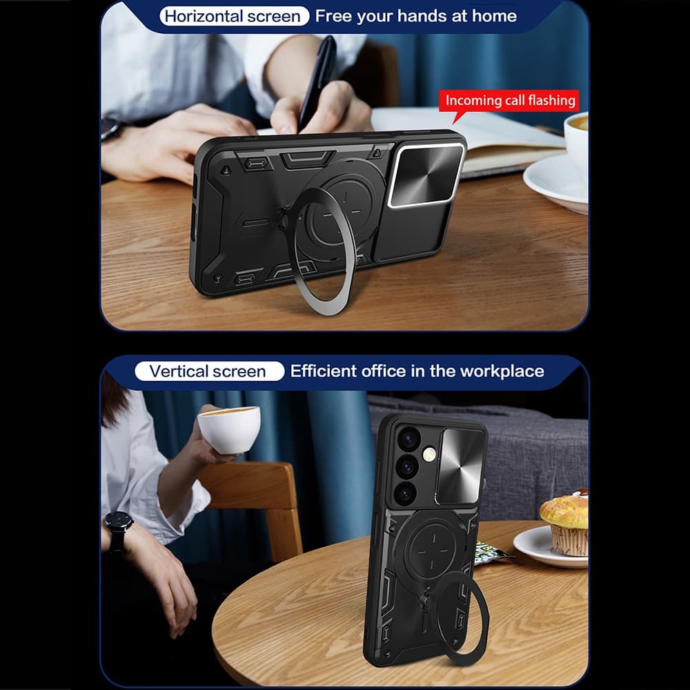 Techsuit CamGuard Pro - θήκη για Honor 600 Lite - Μαύρο 3