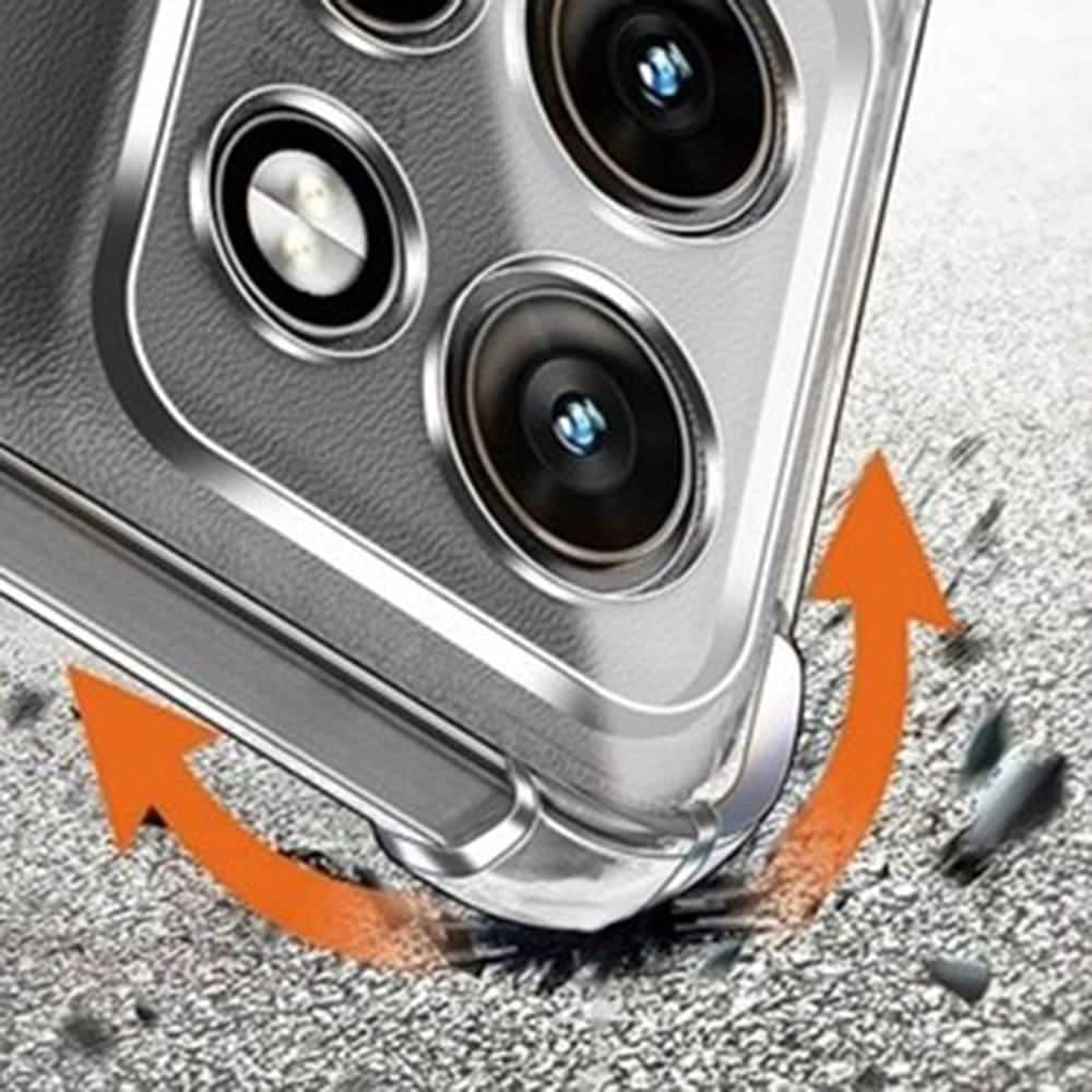 Techsuit Shockproof Clear Silicone - θήκη για Motorola Edge 70 Fusion - Διάφανο 5