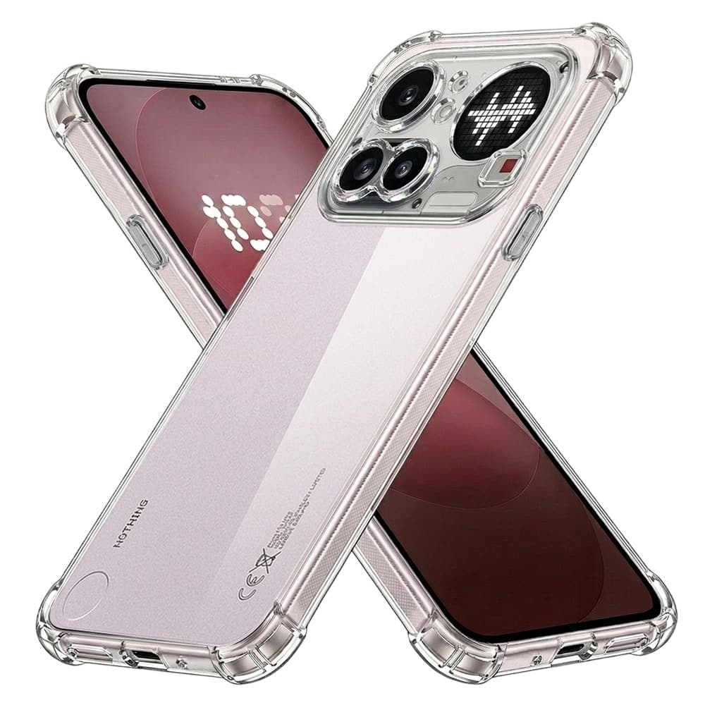 Techsuit Shockproof Clear Silicone - θήκη για Nothing Phone (4a) - Διάφανο