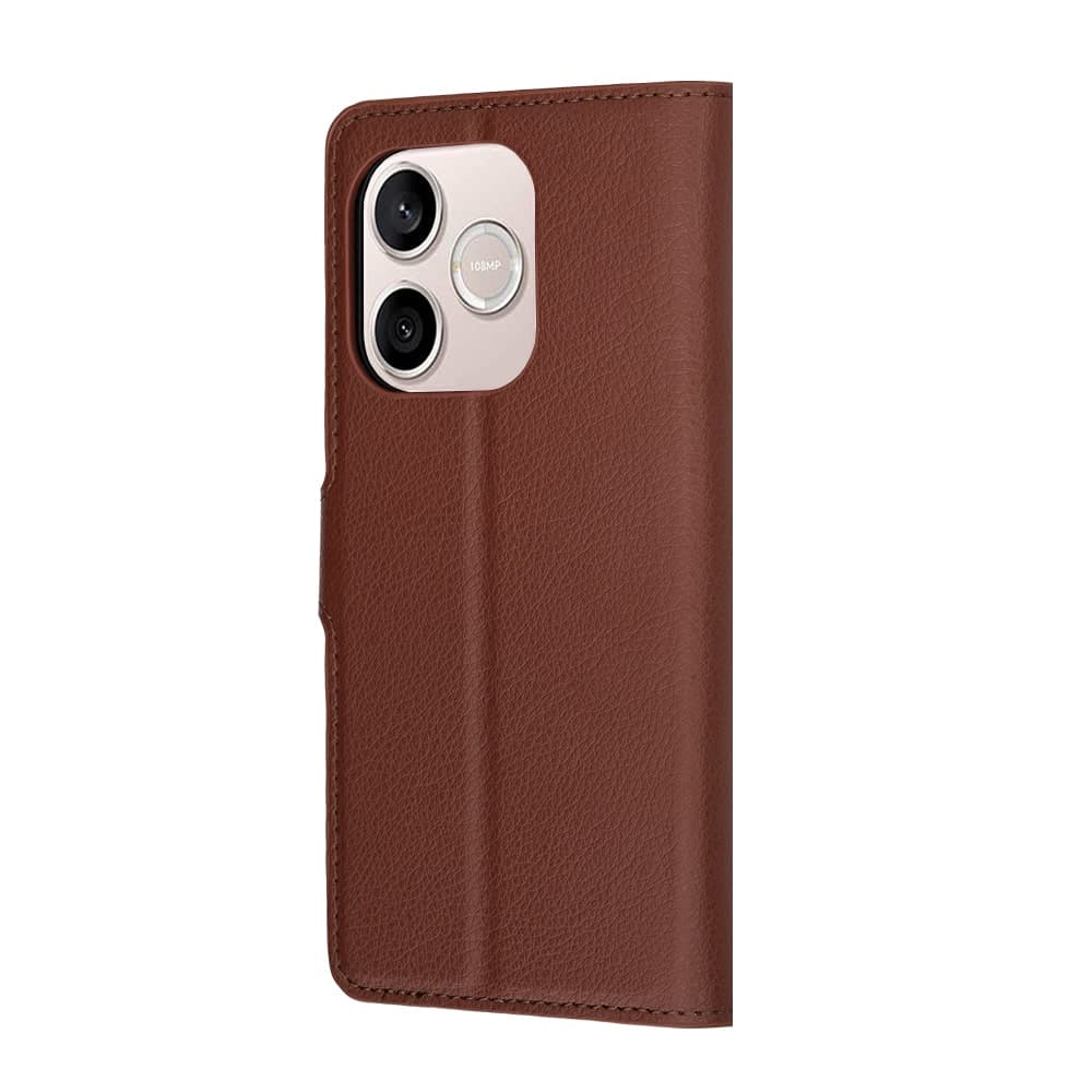 Techsuit Leather Folio - θήκη για Honor 600 Lite - Καφέ 5