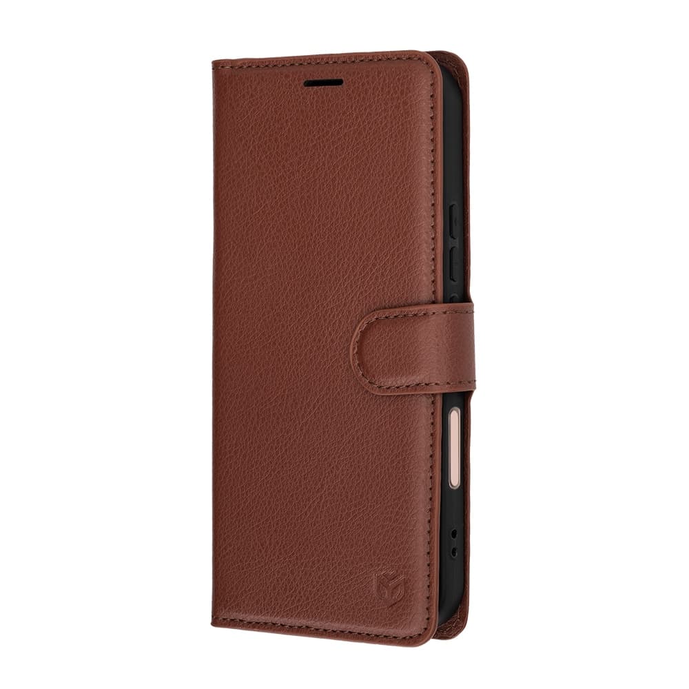 Techsuit Leather Folio - θήκη για Honor 600 Lite - Καφέ 4