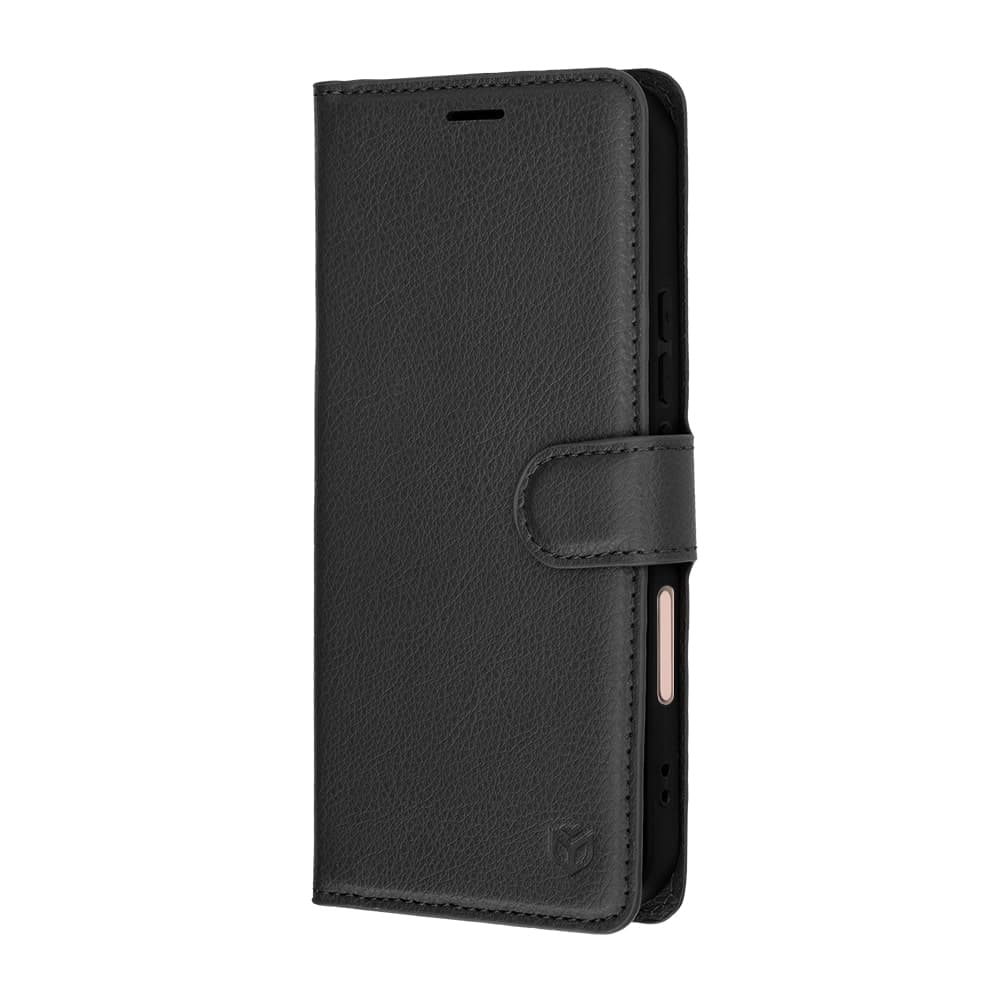 Techsuit Leather Folio - θήκη για Honor 600 Lite - Μαύρο 4