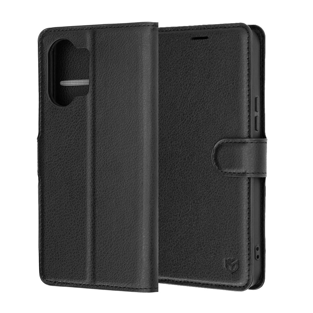 Techsuit Leather Folio - θήκη για Xiaomi Poco X8 Pro Max - Μαύρο 6