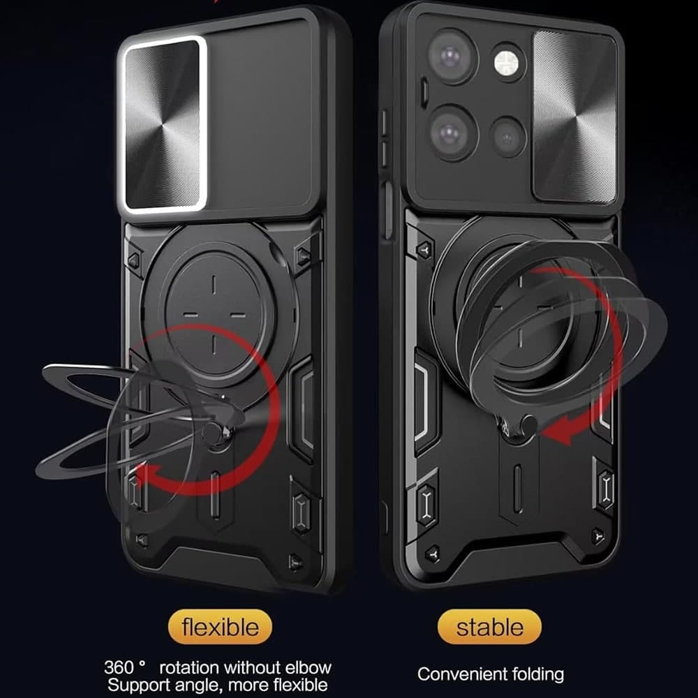 Techsuit CamGuard Pro - θήκη για Motorola Edge 70 Fusion - Μαύρο 4