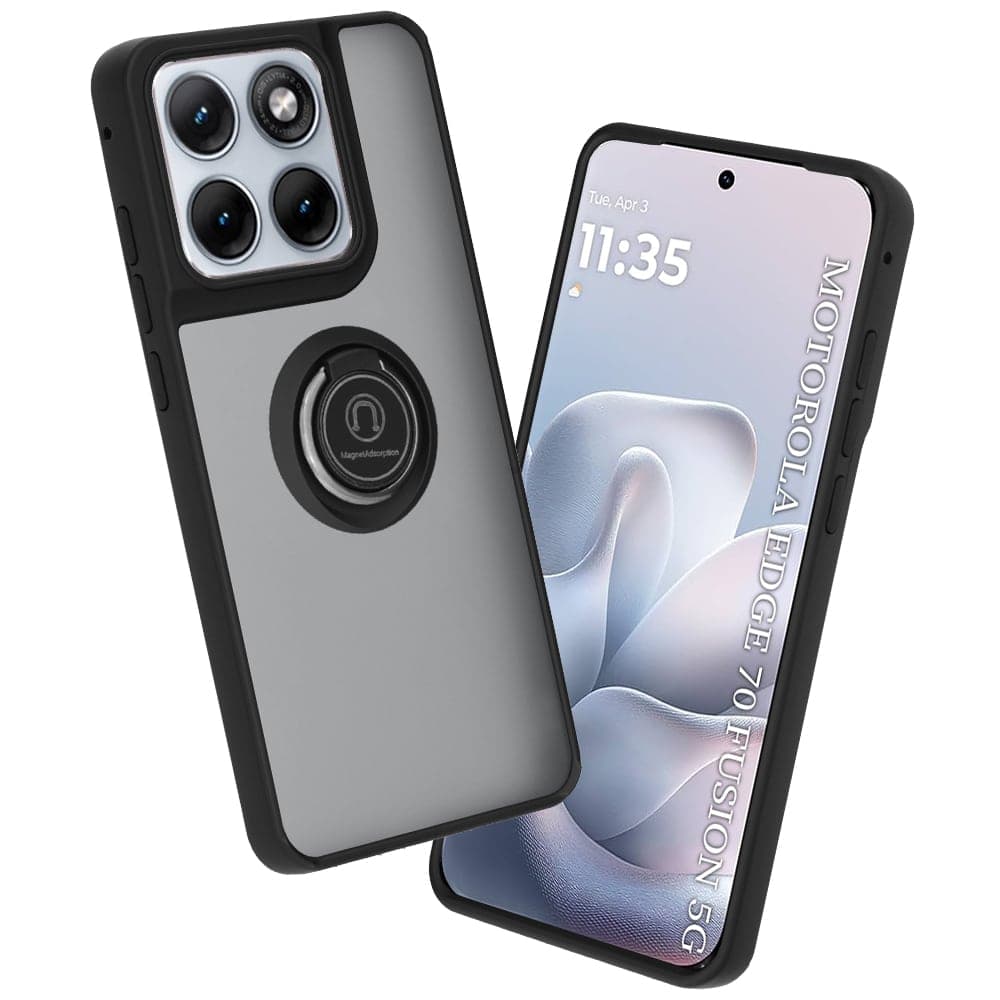 Techsuit Glinth - θήκη για Motorola Edge 70 Fusion - Μαύρο