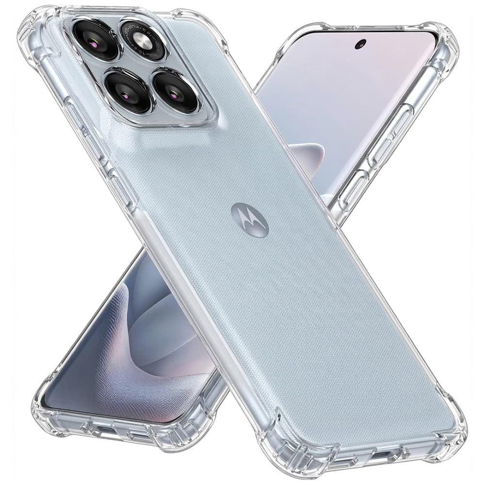 Techsuit Shockproof Clear Silicone - θήκη για Motorola Edge 70 Fusion - Διάφανο