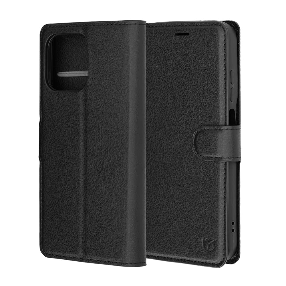 Techsuit Leather Folio - θήκη για Motorola Moto G77 / G67 - Μαύρο 6