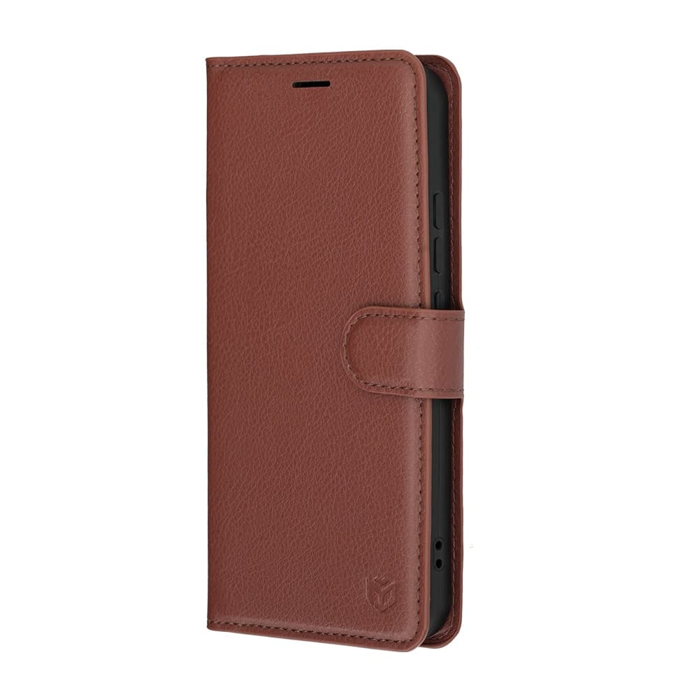 Techsuit Leather Folio - θήκη για Oppo Reno15 F / FS 5G - Καφέ 4