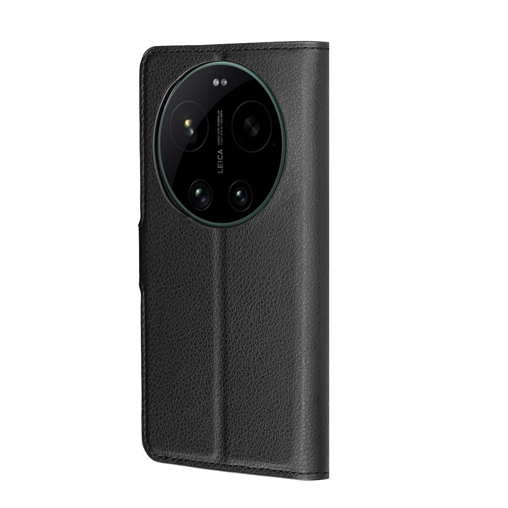 Techsuit Leather Folio - θήκη για Xiaomi 17 Ultra - Μαύρο 5