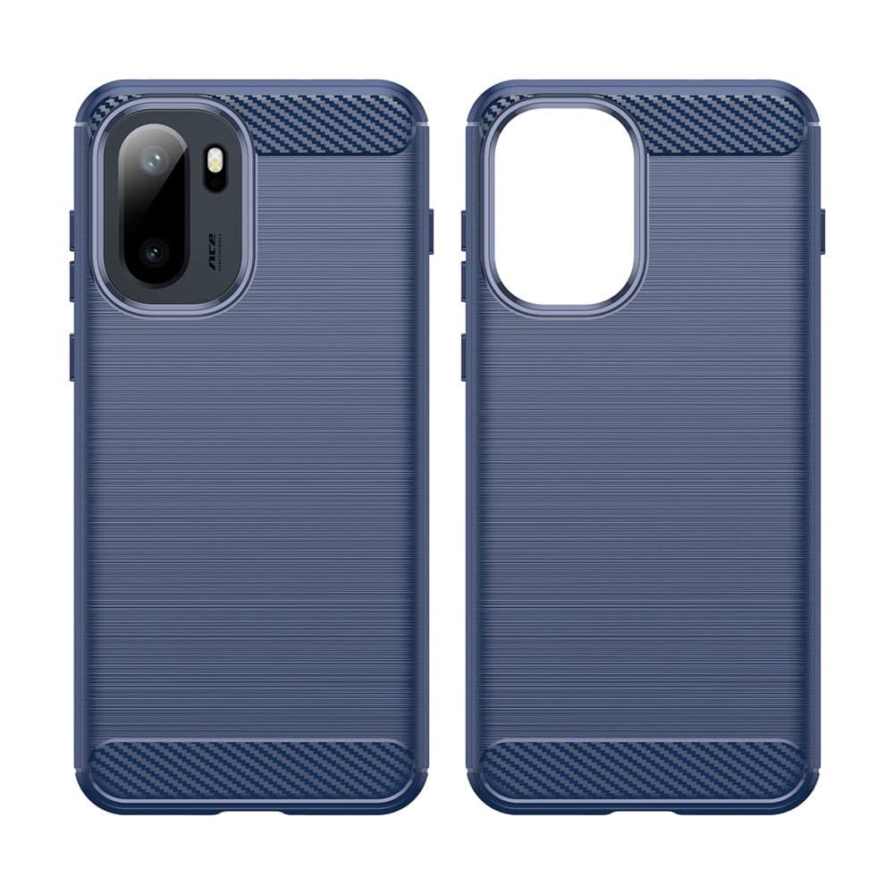 Techsuit Carbon Silicone - θήκη για Oneplus 15R - Μπλε 2
