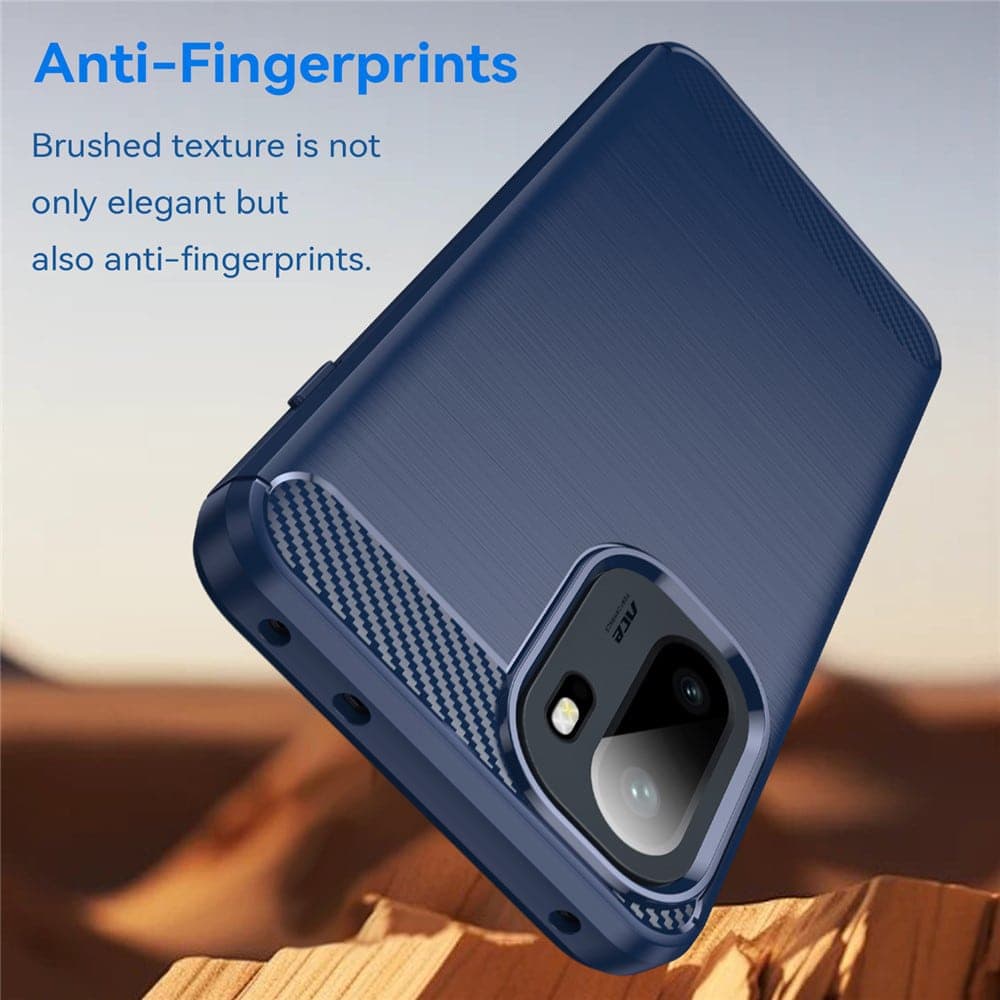 Techsuit Carbon Silicone - θήκη για Oneplus 15R - Μπλε 3