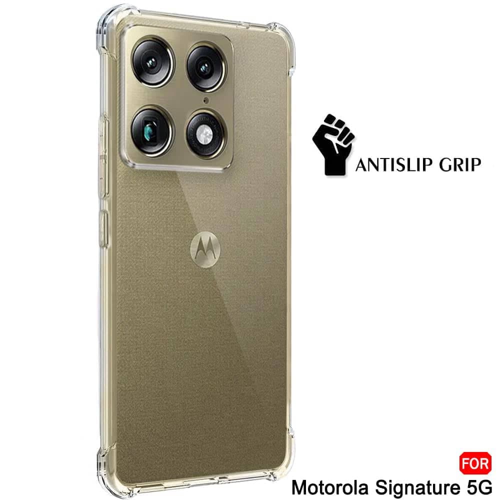 Techsuit Shockproof Clear Silicone - θήκη για Motorola Signature - Διάφανο 2