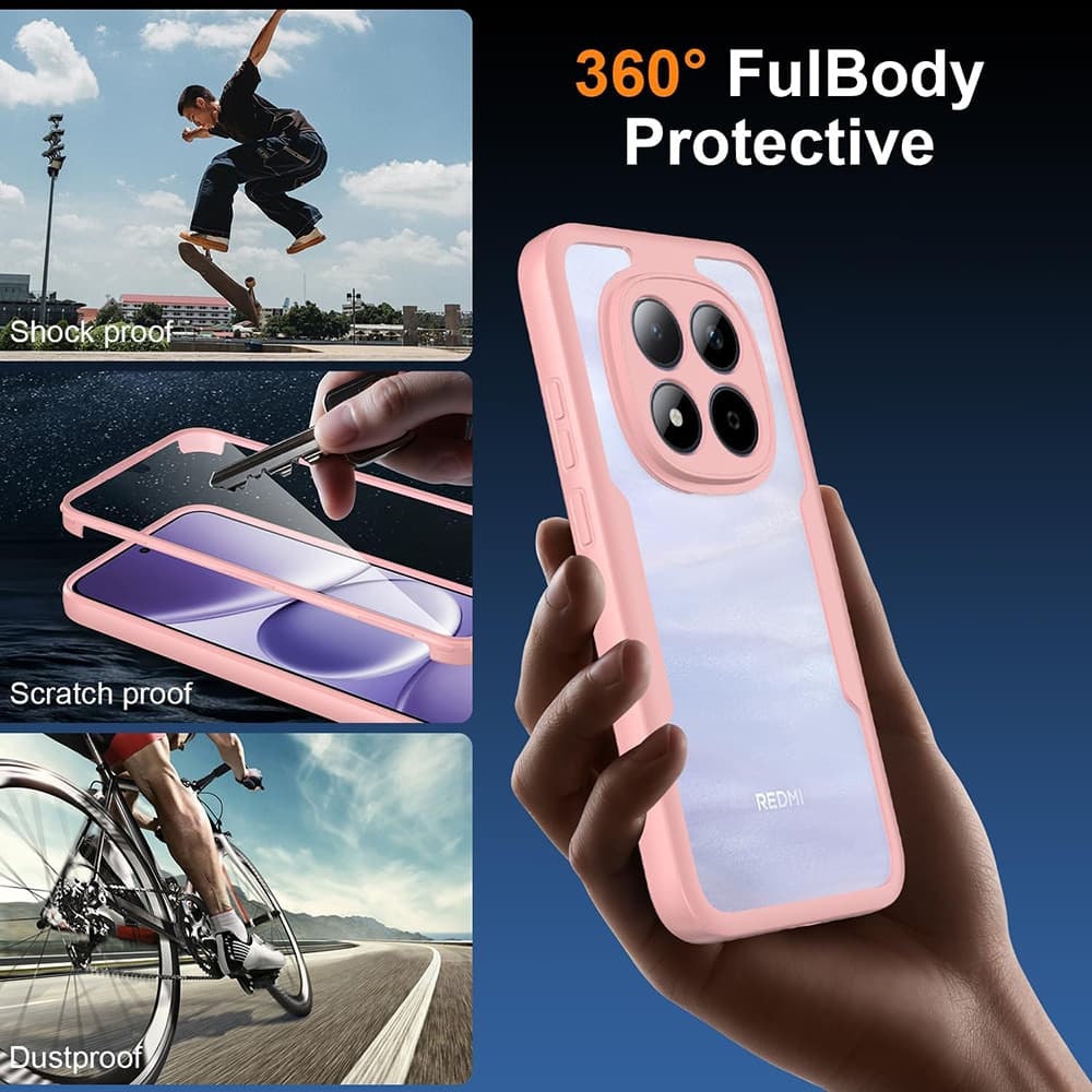 Techsuit ColorVerse 360 Series - θήκη για Honor 600 Lite - Ροζ 6