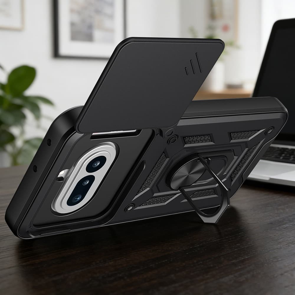 Techsuit CamShield Series - θήκη για Nothing Phone (4a) - Μαύρο 3