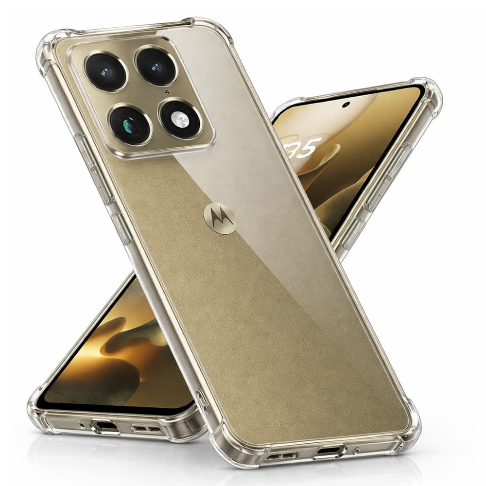 Techsuit Shockproof Clear Silicone - θήκη για Motorola Signature - Διάφανο