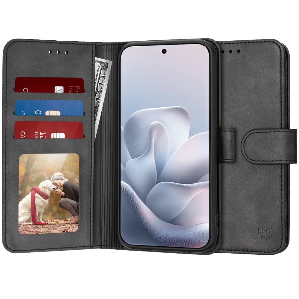 Techsuit Diary Book - θήκη για Motorola Edge 70 Fusion - Μαύρο