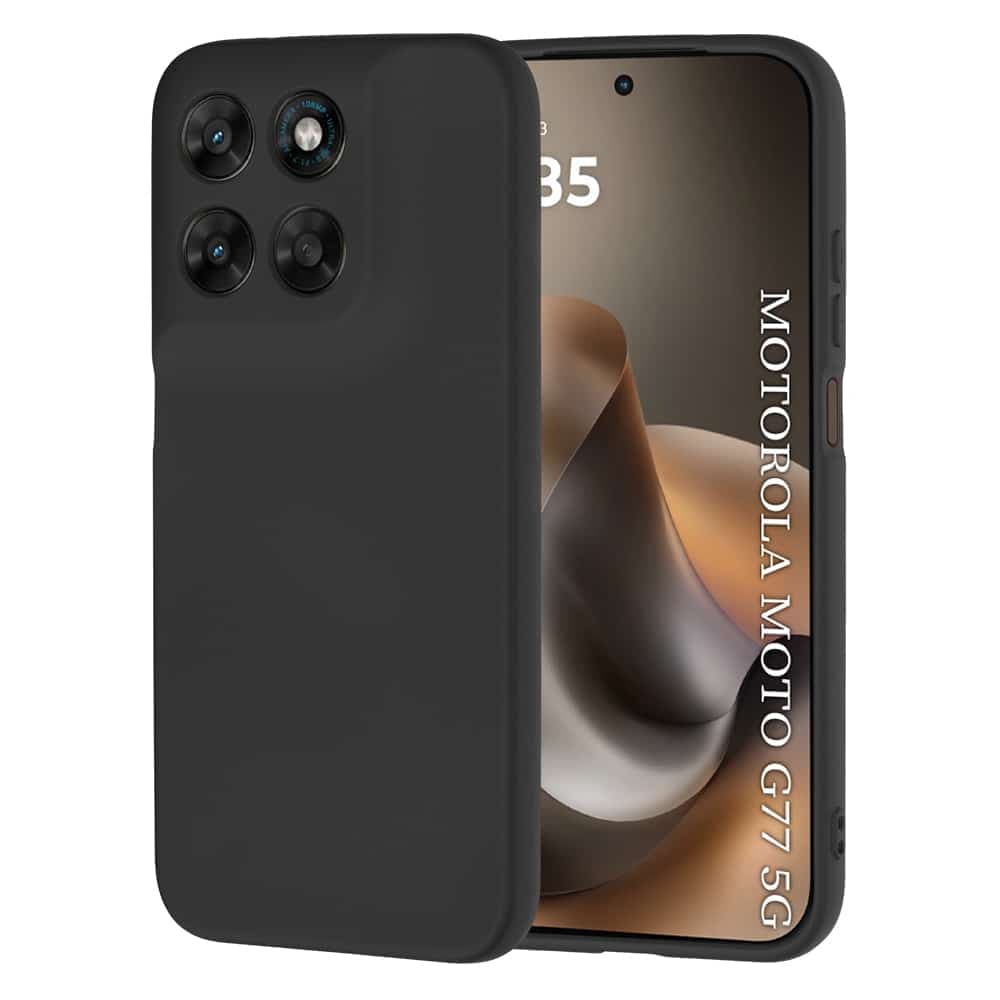 Techsuit SoftFlex - θήκη για Motorola Moto G77 / G67 - Μαύρο
