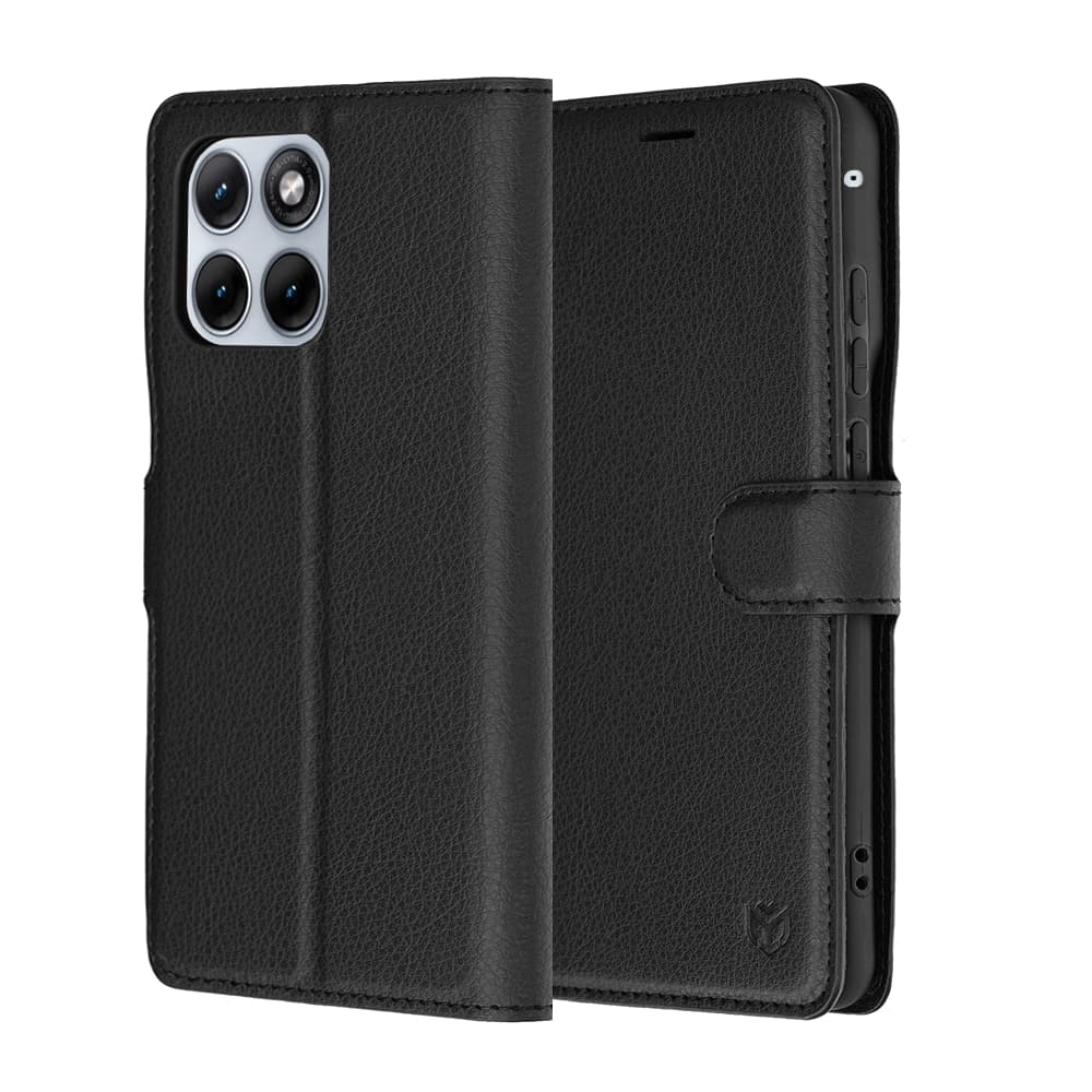 Techsuit Leather Folio - θήκη για Motorola Edge 70 Fusion - Μαύρο